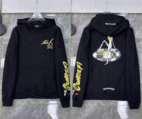 

men's hoodies sweatshirts designer hearts hoodie chromes mens hoody clothing hooded ch cross flower arm front printed69tqja2zvq67, Black