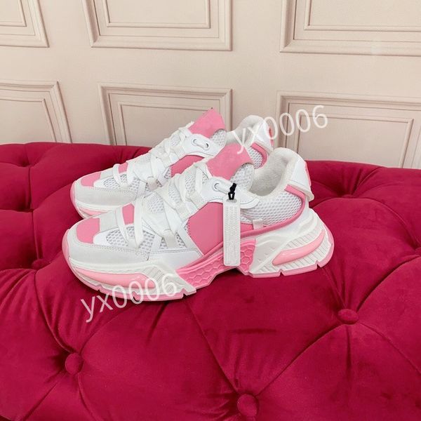 

men suede leather trainers fashion stylist shoes leisure shoe platform lace-up print sneaker ship within, Black