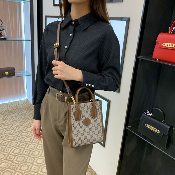 

tote bag luxurys designers women shoulder messenger bags classic style fashion lady totes handbags purse with classic old flower