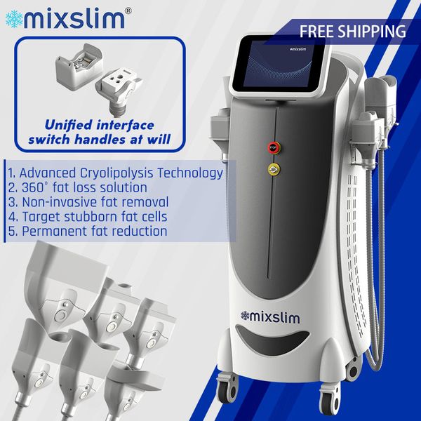 

360 degree cryolipolysis 4 handles cryo cryotherapy fat eing criolipolisis machine