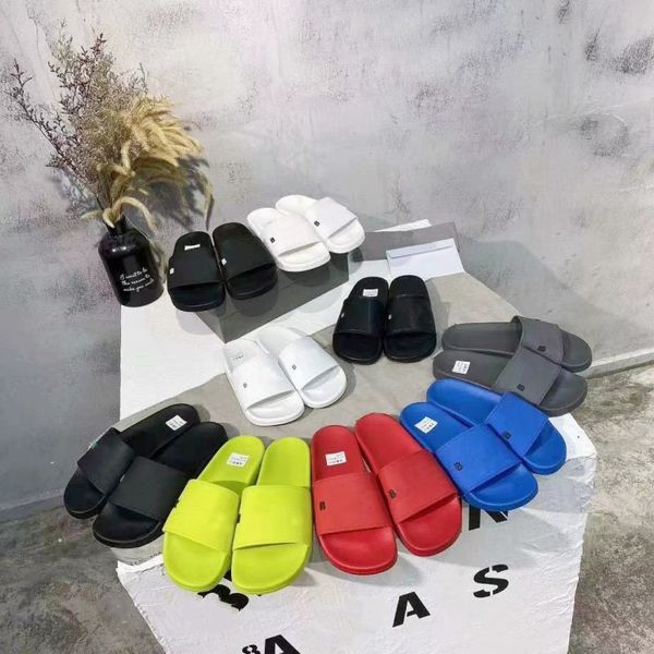 

classic paris slipper fashion slide sandals slippers for men women with original box dust bag designer beach flip flops slipper 35-46, Black