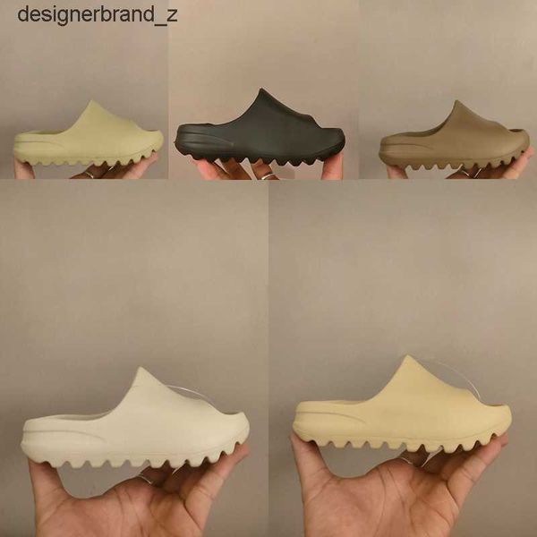 

designer fashion eva foam runer kan slides toddlers infants kids childrens slippers white black desert sand bone resin sandals ayum