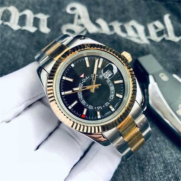 

rolax luxury mens watch designer watches black rubber strap oyster case oyster perpetual 9001 movement stainless steel automatic watch ayw 1, Slivery;black
