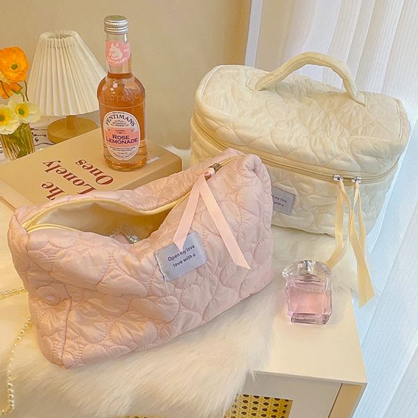 

cosmetic bags cases solid color soft makeup stranger things large organizer box womans toiletry womens travel 230316