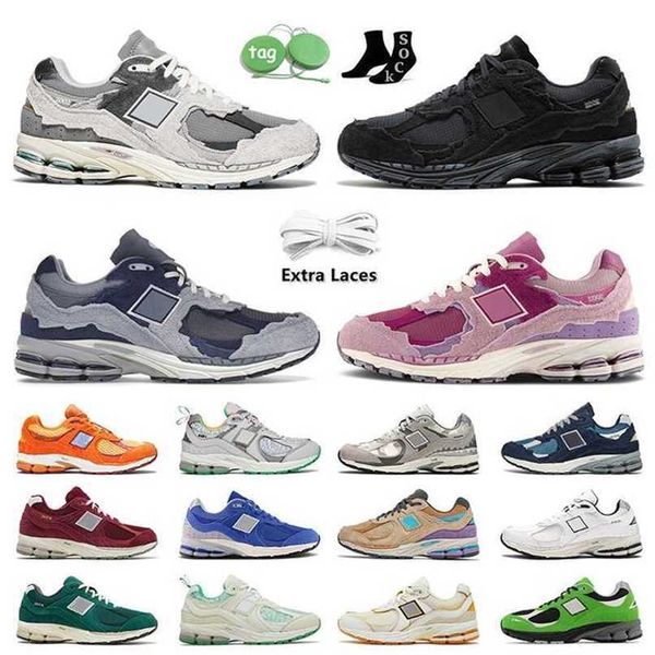 

2002r casual shoes protection pack rain on cloud phantom designer athletic sneakers pink purple grey navy sea salt luxury og 2002 r salehe b, Black