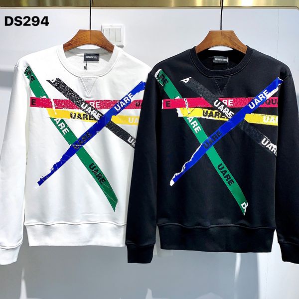 

dsq phantom turtle brand hoodie mens designer hoodies italy fashion sweatshirts autumn winter print man hoody male 100% cotton 01281, Black