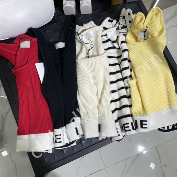 

fashion women's sleeveless vest t shirt with letter logo fashion tank vests, White