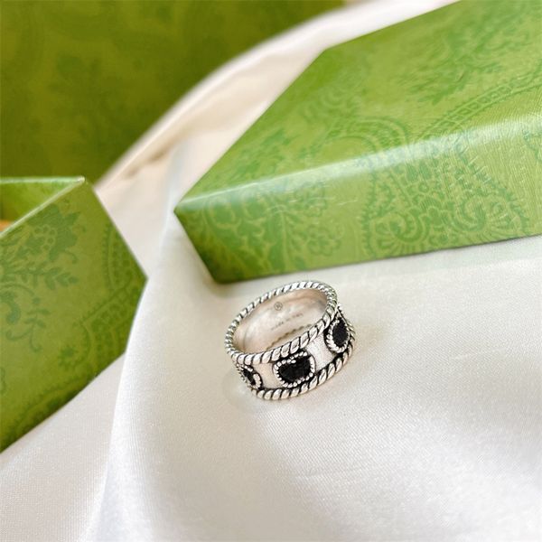 

designer rings letter double g logo silver wedding ring luxury women fashion jewelry metal ggity rings crystal pearl gift jkj, Slivery;golden