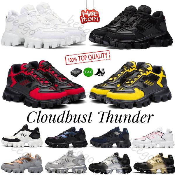 

with box platform shoes cloudbust thunder sneakers mens woman low high light rubber runner trainer outdoor shoe