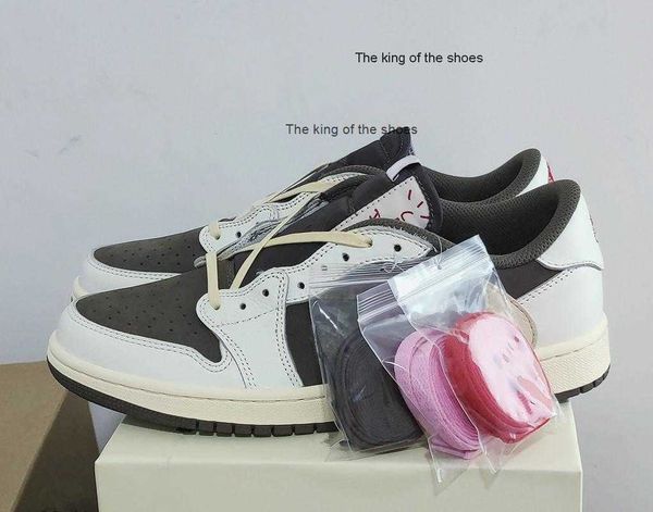 

2023 og2023 og reverse mocha low ts cactus jack suede 3m basketball shoes men women 1s high sp fragments jack dark mochas sports sneakers wi, Black