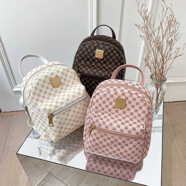 

girls' schoolbag bags backpack fashion versatile backpack female
