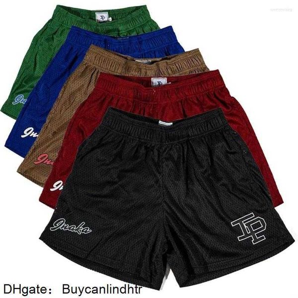 

men's shorts ip inaka power one layer mesh casual men women classic gym fashion beach drop bok1, White;black