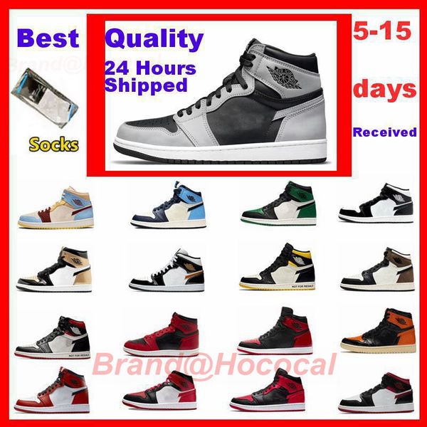 

authentic 1 high shoes og low outdoor man women 1s wolf grey pn dust ho0925 white original cn8608-002 bag hococal, Black