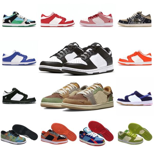 

slippers lows men sneakers women designer shoes trainers panda white black unc grey fog syracuse university blue triple pink valentines day