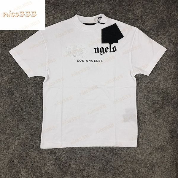 

mens t shirt designer shirt men tshirt man black tee womens clothes size m- xxxl t-shirts 100% cotton short sleeve chest triangle inlay tees, White;black