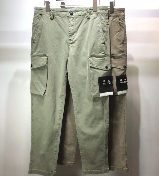 

duyou men's pants brand designers pants metal nylon pocket embroidered badge casual trousers thin reflective pants size m-2xl 0075, Black