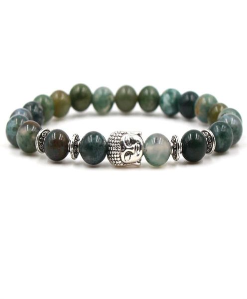 

agat natural stone bracelet leopard head bracelet beads stretch bracelets3948407, Golden;silver