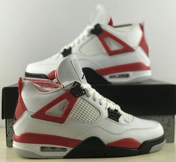 

retro sports shoes 2023 new 4 red cement men basketball shoes 4s iv male basketball sneakers