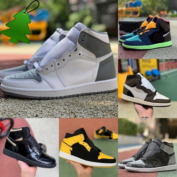 

jumpman 2023 1 1s high sports basketball shoes mens women stealth stage haze bio hack rebellionaire military university blue new love dark