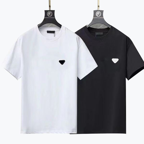 

men's t shirt cotton letter print designer tshirts summer couple clothes short sleeve clothing brand european and american sizes 2xl, White;black