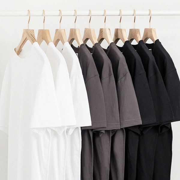 

summer mens t shirt designer tshirt women design t-shirt ladies shirts pullover short sleeve tee breathable couple solid color clothes loos, White;black
