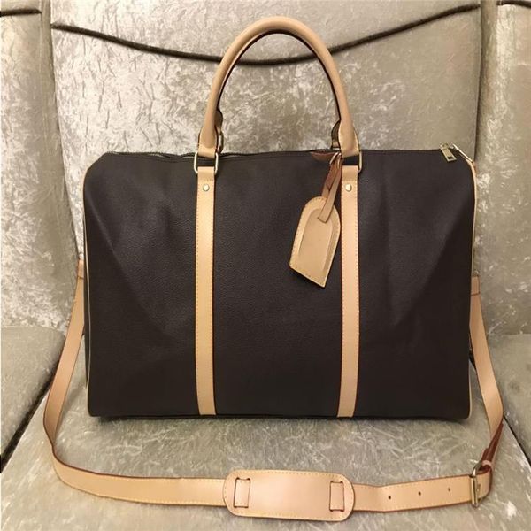 

designer luxury men fashion duffle high-quality large bag bags 2021 capacity luggage handbags brand lock travel with sport women 5254h, Red;black