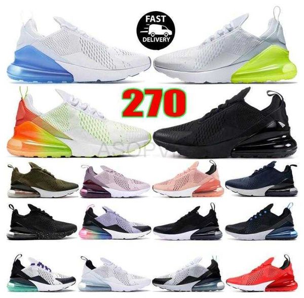 

designer shoes new 270 270s mens running shoes sneakers triple black white bred medium olive barely rose regency purple university red tiger