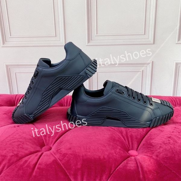 

2023new womens fashion brand casual shoes retro men's leather lace up fashion printing sports women's small white shoes, Black