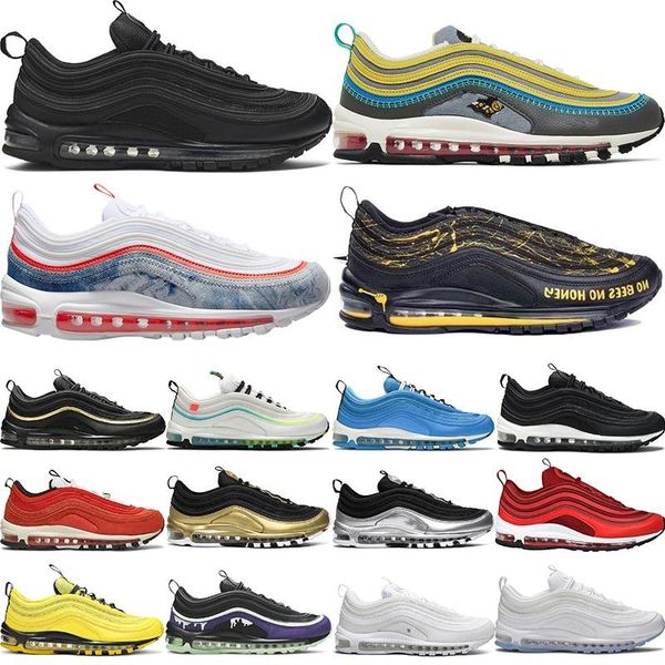 

sneaker 97 running shoes for men women og sprung triple black cushion sneakers cherry militia green runners jogging walking trainer size 36-