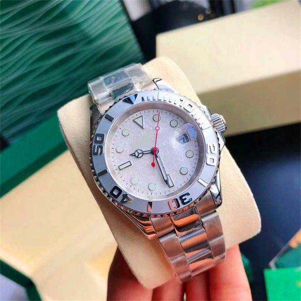 

roles submariner men's automatic mechanical watch 40mm diameter 316 quality steel sports waterproof folding buckle fashion and leisure, Slivery;golden