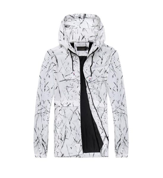 

men waterproof windbreaker zipper jackets man coats lightweight sportswear style outwear coat male hooded2005570, Black;brown