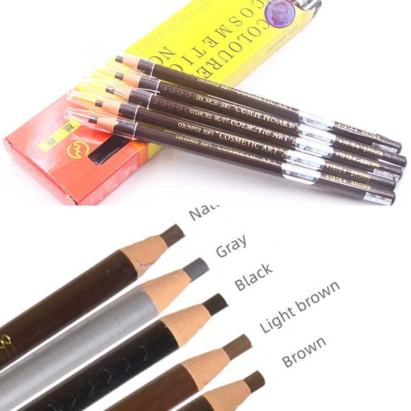 

12pcs original mingse 1818 permanent makeup waterproof eyebrow pencil microblading accessories for eyebrow ma