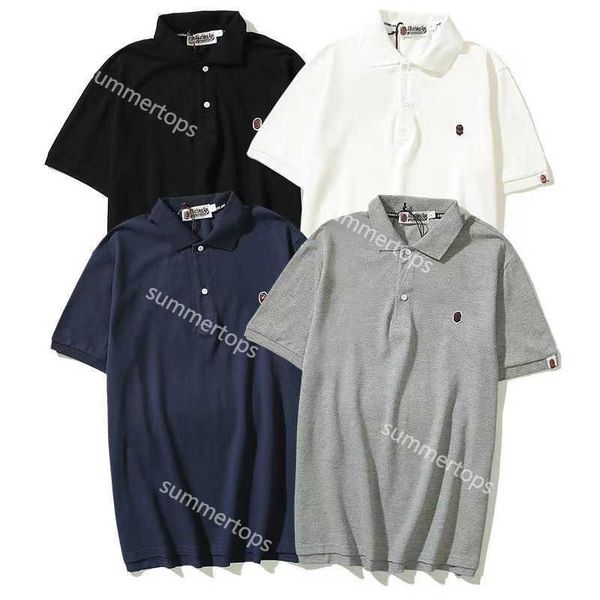 

bpe designer mens polo shirt short sleeve sports golf tennis t-shirt cotton classic collared polos t2101, White;black