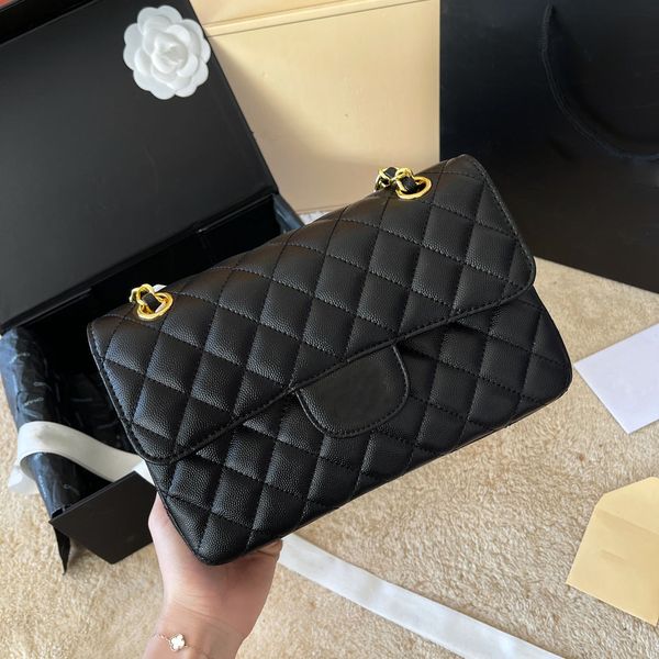 

classics designer bags women bag wallet handbag caviar leahter shoulder crossbody bag lady luxury bags metal chain clutch flap tote bag purs