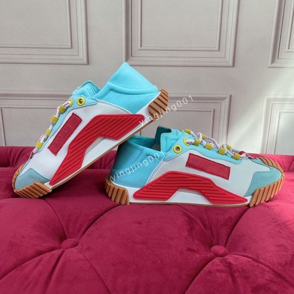 

2023 new boots designer sneakers casual shoes men women mesh canvas leather sneaker luxury plate-forme trainers, Black