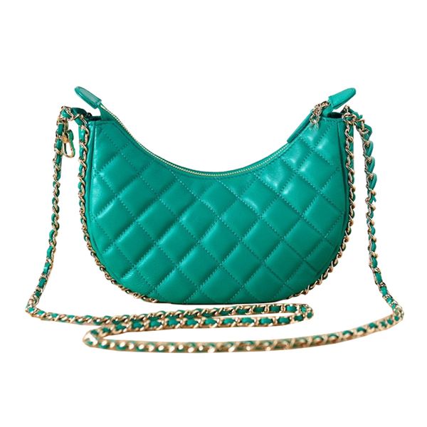 

7a r bags handbag chain bag 23p moon bag dumpling bun one shoulder messenger underarm bag fashion classic women's genuine leather bag l