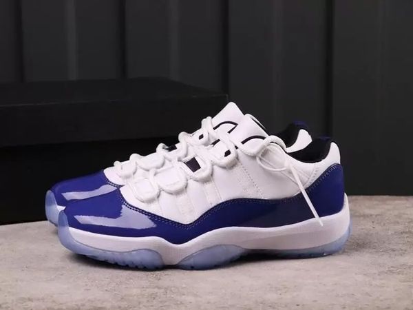 

basketball shoes white black concord jumpman 11 retro low wmns og designer sneakers with original box