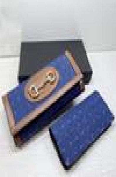 

classic long flip money clips metal chain wallets with card holder purse coin wallet small clutches bags with box9087091, Black