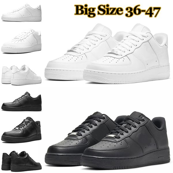 

one 1 running shoes men women outdoor sports sneakers mens trainers classic triple white black