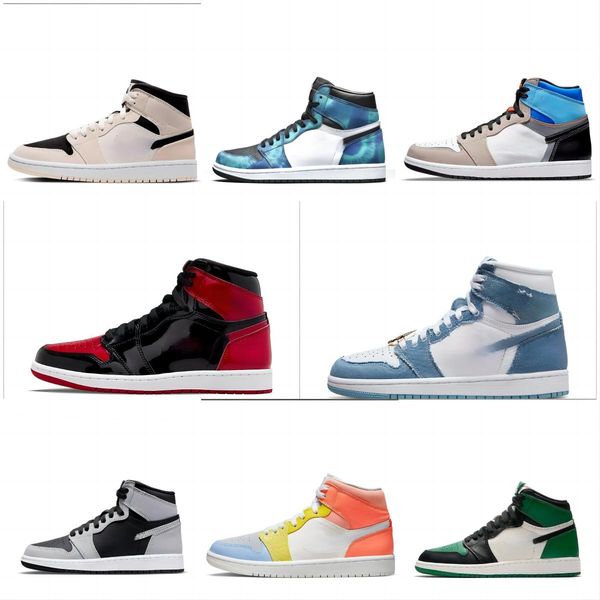 

2023 mens basketball shoes slippers black phantom lost & found bred patent gorge green white university blue dark mocha men women trainer sp