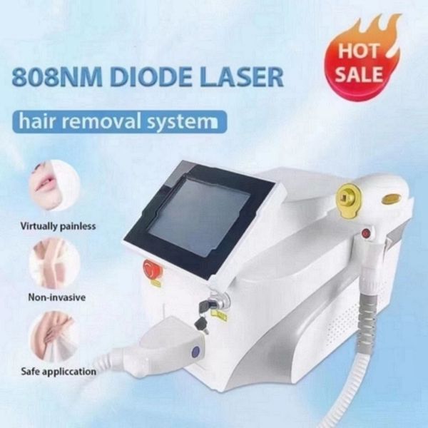 

triple wavelength diode laser ice laser 808 1064 755 diode lazer skin rejuvenation 808nm diode laser hair removal permanent machine, Black