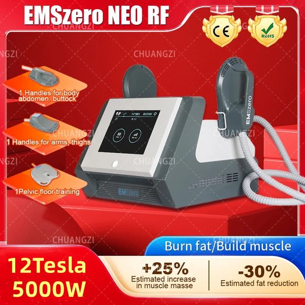 

neo dls-emslim 12 tesla 5000w sculpting machine back lift emszero muscle stimulator body shaping equipment massage