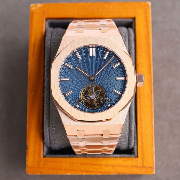 

mens watch automatic mechanical 2924 movement watches 41mm luminous waterproof 100m business wristwatches montre de luxe sapphire fashion wr, Slivery;brown