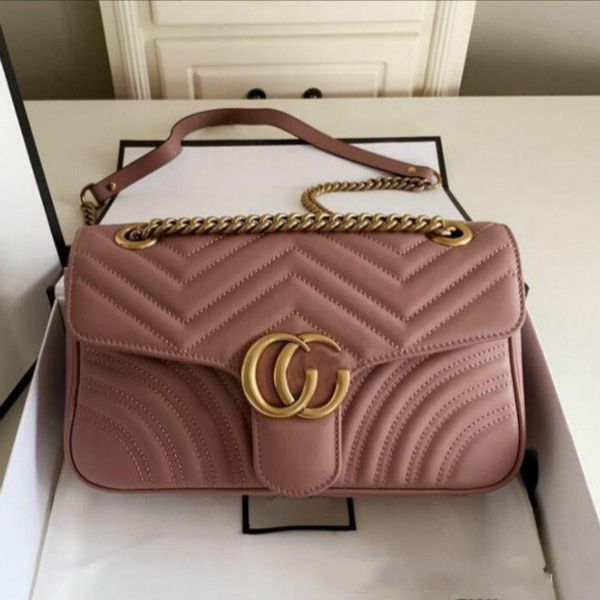 

2022 designer bags shoulder bag marmont crossbody handbag 2 g letter stylish metal classic crossbody clutches large 26cm