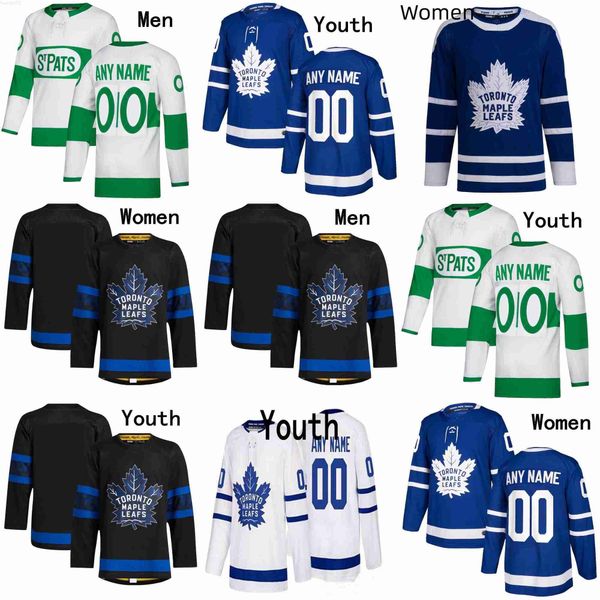 

toronto maple hockey jerseys leafs 16 mitchell marner 88 william nylander 34 auston matthews 91 john tavares 58 michael bunting 56 erik gust, Black;red