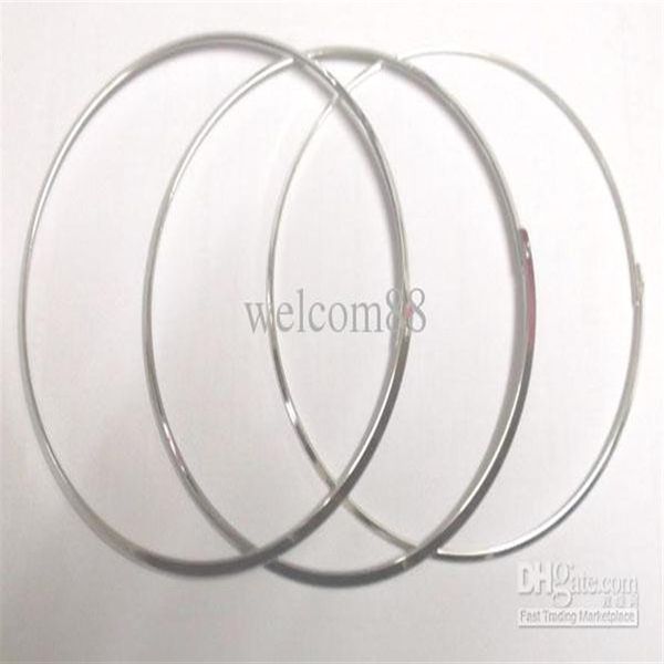 

10pcs lot silver plated choker necklace wire cord for diy craft fashion jewelry gift 18inch w18274o, Golden;silver