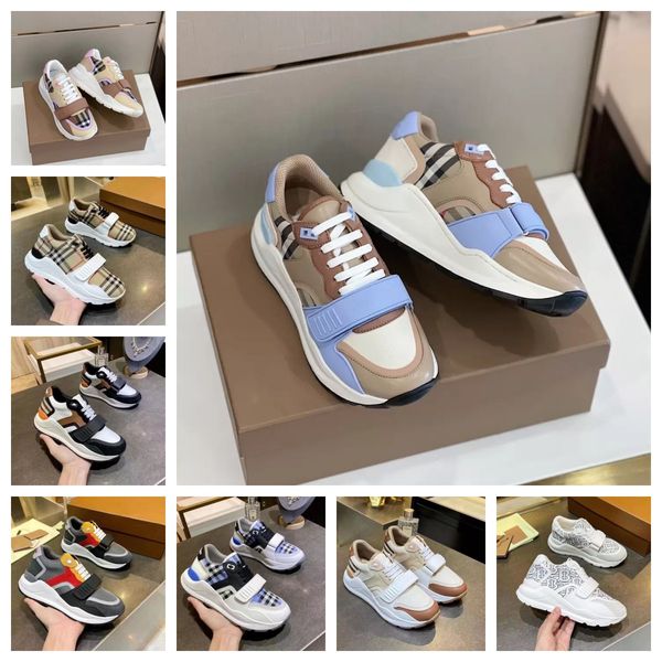 

patchwork mixed color women casual shoes fashion platform wedges trainers sneakers autumn spring beathable athletic sport running tennis wal, Black