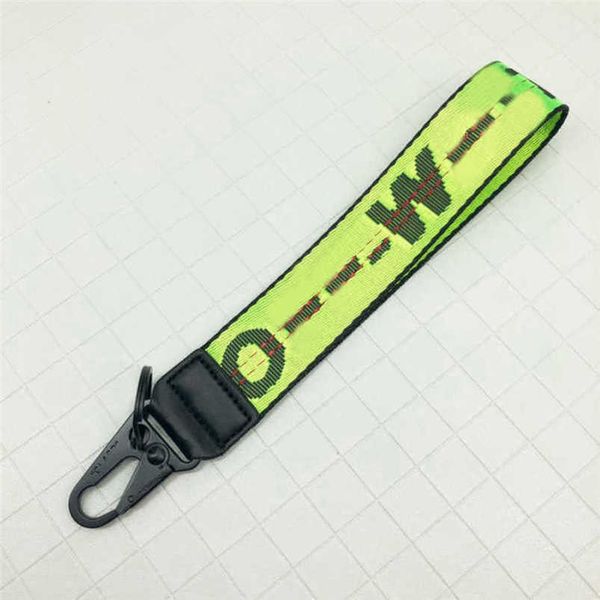

luxury classic offs key rings brand keychains clear rubber jelly letter print keys ring fashion men women canvas keychain camera pendant bel, Slivery;golden