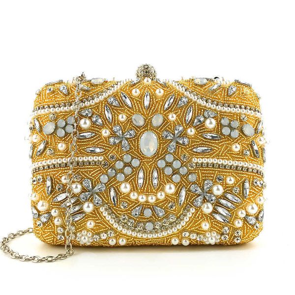 

hengmei chaozhou heavy industry beaded banquet bag fashion chain women's 230317
