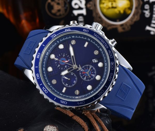

new brand black silicone quartz fashion mens time clock watches auto date men dress designer watch wholesale male gifts wristwatch sw, Slivery;brown